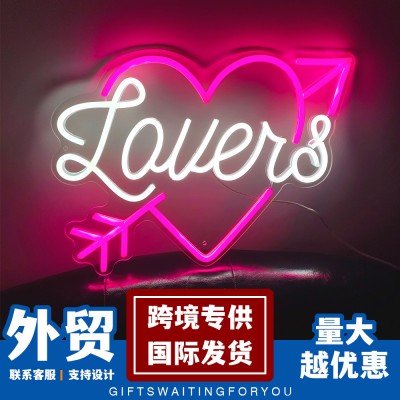 英文字母霓虹灯happy Birthday生日快乐装饰灯活动节日造型发光字