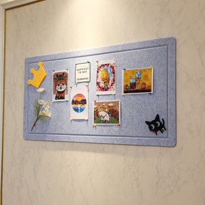 毛毡板自粘软木板照片墙幼儿园作品展示公告栏毛毡墙贴ins北欧风
