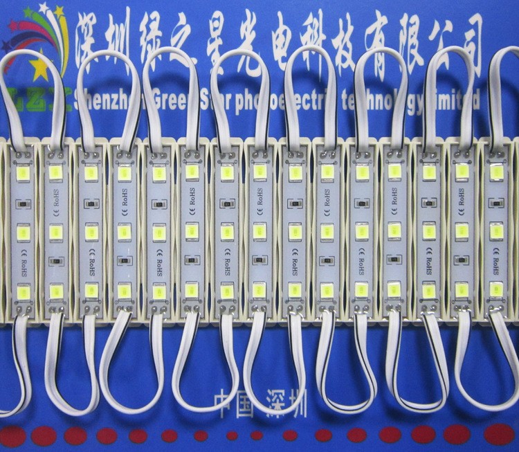 led模组12V防水3灯5054贴片模组 广告灯箱发光招牌字光源灯条灯带图2