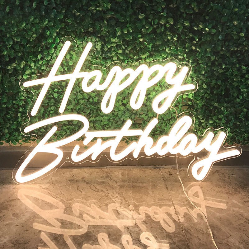 跨境电商生日快乐led灯派对聚会氛围字母灯酒吧装饰霓虹灯造型灯图3