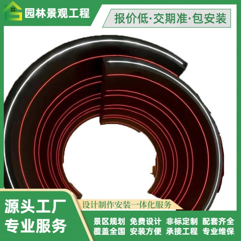 时光隧道室内商场户外广场景区网红打卡亮化城市小品数码屏LED灯图1