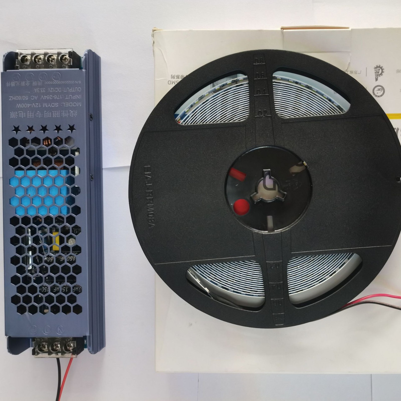 欧曼LED灯带12V24V低压2835-120珠高亮贴片自粘线性灯槽裸板光 带图3