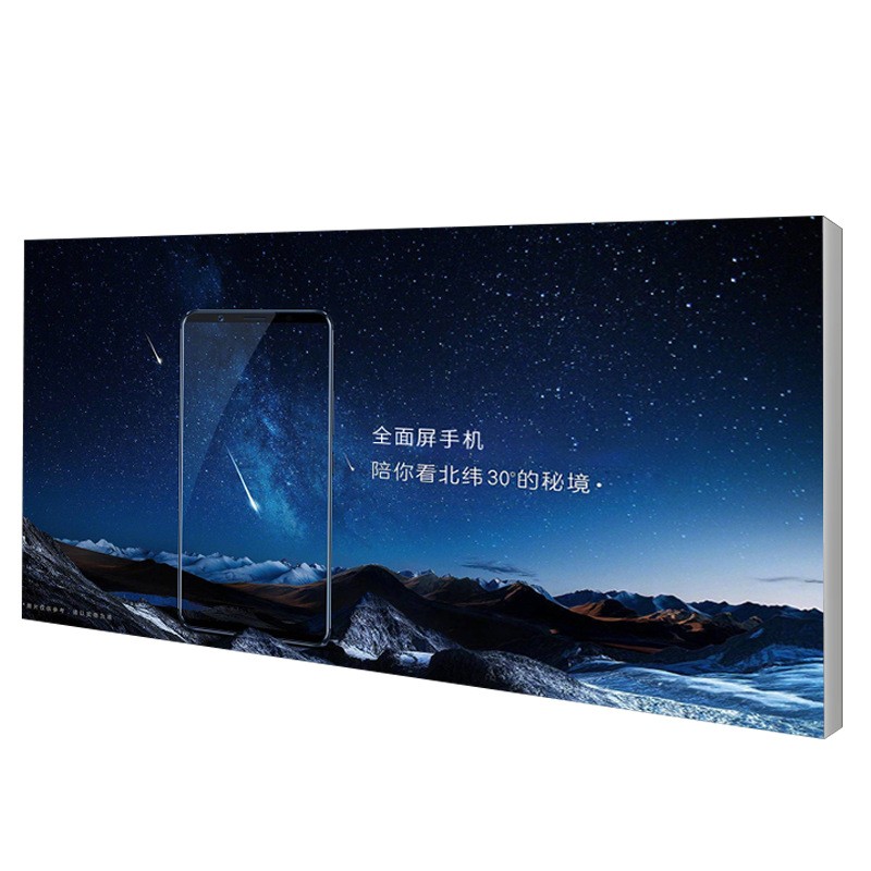 LED无边框高清UV软膜卡布灯箱 户外手机店商场广告牌拉布灯箱图2