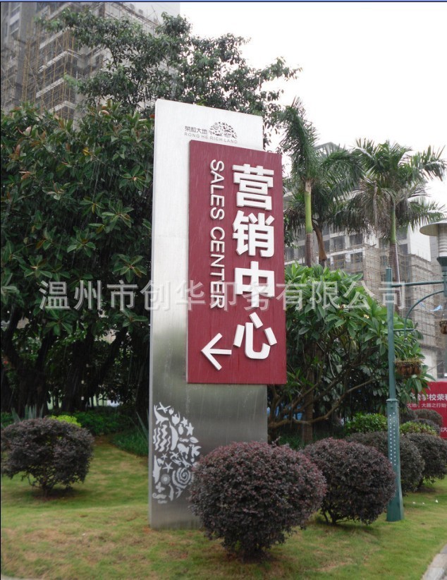 物业指示牌，标识牌，房地产标识标牌，户外导向牌，导视系列图2