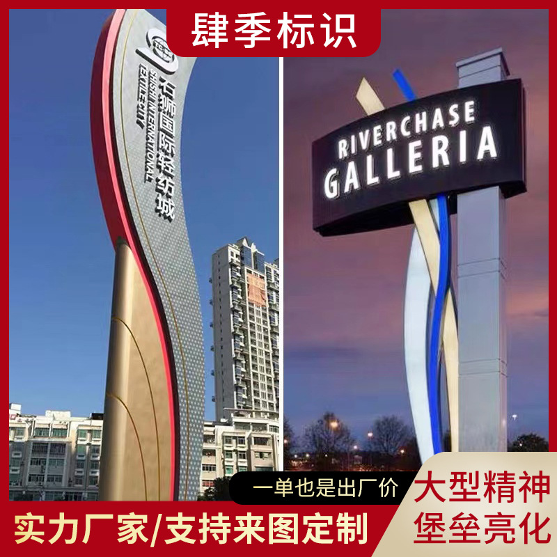 大型精神堡垒制作户外立式停车场景区售楼索引指引指示导视导向牌图1