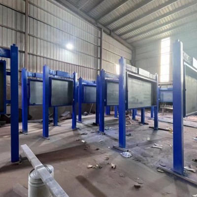 济宁市户外公告宣传栏生产厂家 定制尺寸造型社区专用开启式操作方便